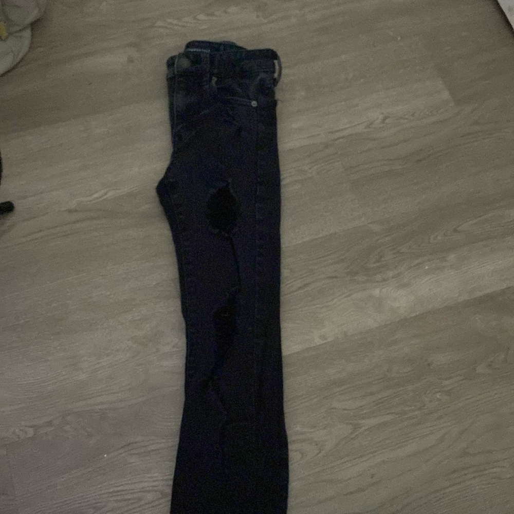 Aeropostale high-rise ripped curvy jeggings size small